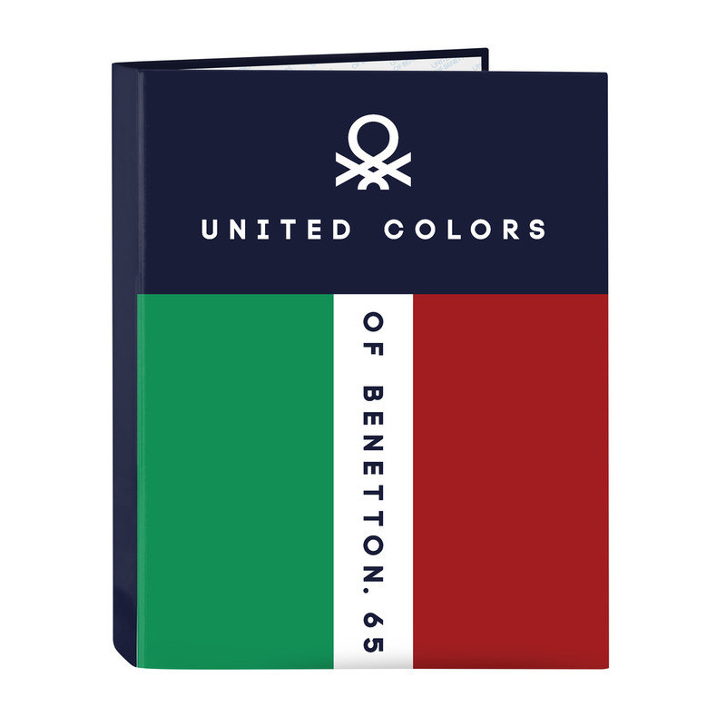 CARPETA FOLIO 4 ANI.MIXTAS BENETTON "UNITED" 512206067 33*26,5 SAFTA22