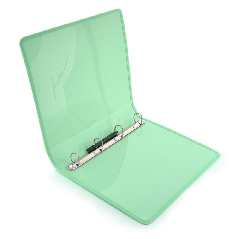 CARPETA 4A 40 OFFICEBOX PP BORDE TELA PASTEL VERDE UNIDAD 44005VB