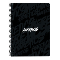 LIBRETA CUARTO 80 H. TAPAS DURAS TEAM HERETICS 512155065 22*15,5 SAFTA22