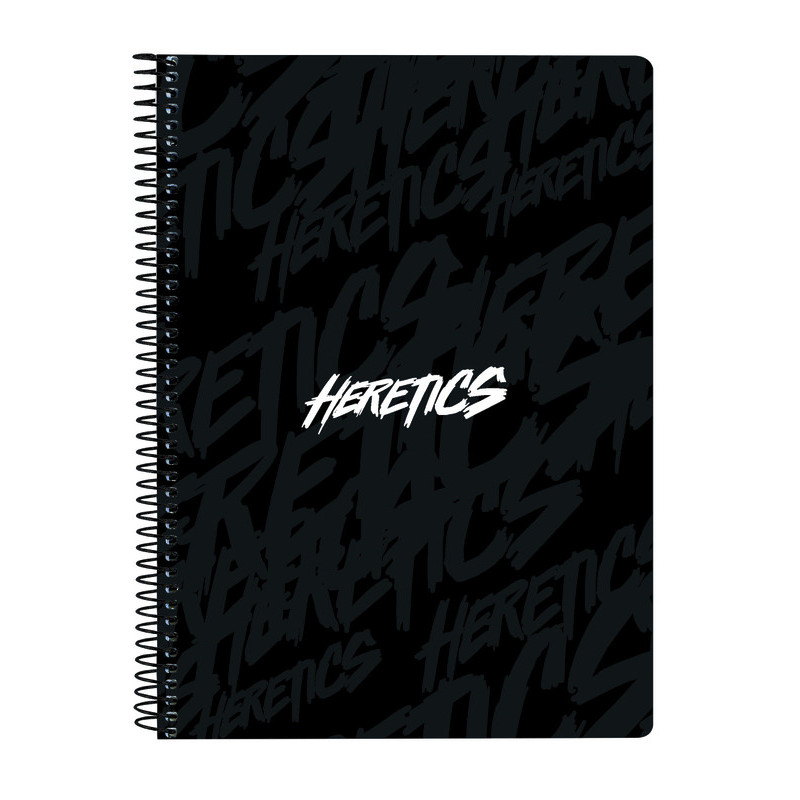LIBRETA CUARTO 80 H. TAPAS DURAS TEAM HERETICS 512155065 22*15,5 SAFTA22