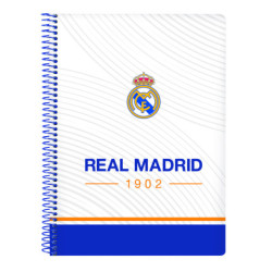 LIBRETA CUARTO 80 H. TAPAS DURAS REAL MADRID 1ª EQUIP. 21/22 512154065 22*15,5 SAFTA22