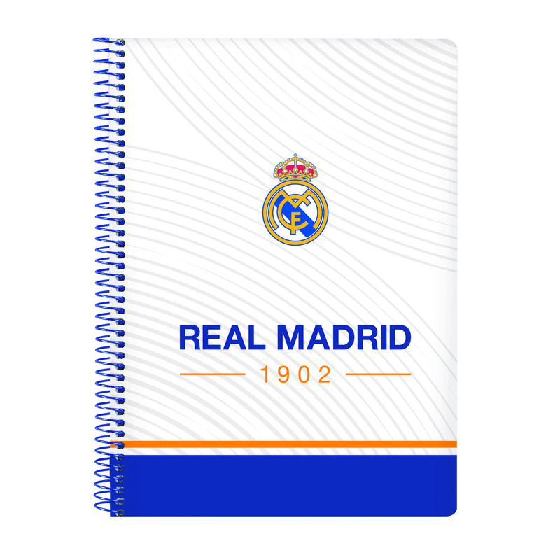 LIBRETA CUARTO 80 H. TAPAS DURAS REAL MADRID 1ª EQUIP. 21/22 512154065 22*15,5 SAFTA22