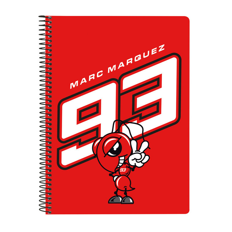 LIBRETA CUARTO 80 H. TAPAS DURAS MARC MARQUEZ 512097065 22*15,5 SAFTA22