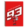 LIBRETA CUARTO 80 H. TAPAS DURAS MARC MARQUEZ 512097065 22*15,5 SAFTA22