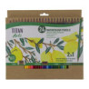 LAPIZ ACUARELABLE TITAN ARTS 24 COLORES C/PINCEL 130120024 UNIDAD TALENS