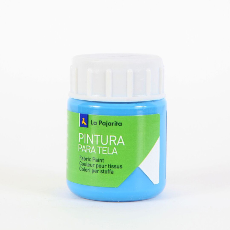 PAJARITA TELA T-07 CYAN LA PAJARITA 118071 25 ML PTE 6U