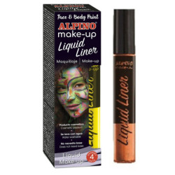 ESTUCHE 4 UNID. MAQUILLAJE ALPINO LIQUID LINER, NARANJA, 6 GRS. DL000203