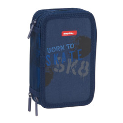 ESTUCHE CREMA. TRIPLE 36 PCS SAFTA "SKATE" 442130857 19,5*12,5 SAFTA22