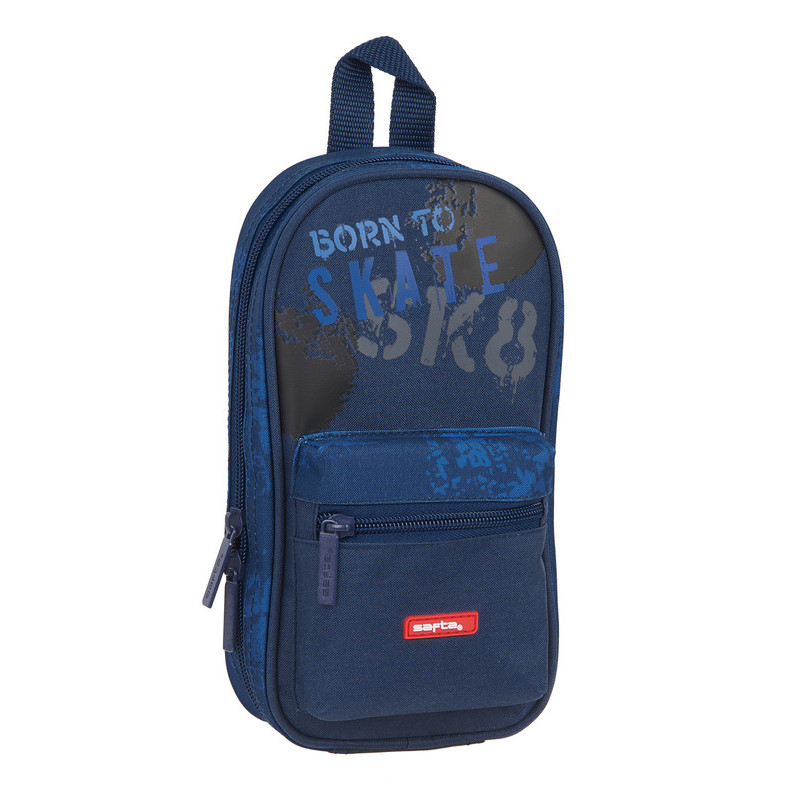 ESTUCHE CREMA. MOCHILA C/4 PORT.VACIO SAFTA "SKATE" 442130847 23*12 SAFTA22