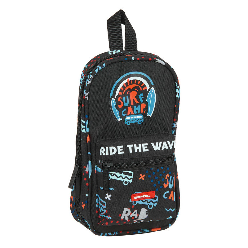 ESTUCHE CREMA. MOCHILA C/4 PORT.LLENOS SAFTA "SURF CAMP" 442129747 23*12 SAFTA22