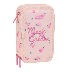 ESTUCHE CREMA. TRIPLE 36 PCS SAFTA "MAGIC GARDEN" 442128857 19,5*12,5 SAFTA22