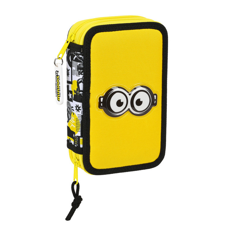 ESTUCHE CREMA DOBLE PEQ 28 PCS MINIONS 422006854 19,5*12,5 SAFTA22