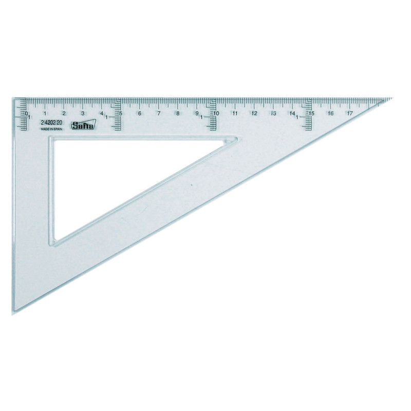 CARTABON DE 20 CM CRISTAL SAFTA26 4202920 PTE 20UDS.