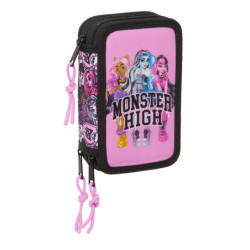 PLUMIER TRIPLE 37 PCS MONSTER HIGH "DRAMA" SAFTA25 ENERO 412598857