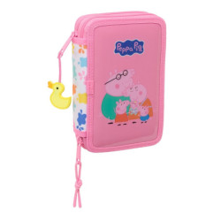 PLUMIER DOBLE PQÑO 29 PCS PEPPA PIG "BABY PIG" SAFTA26 412572854 19,5X12,5 UNIDAD