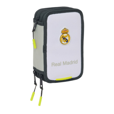 PLUMIER TRIPLE 37 PCS REAL MADRID EQUIP. 25/26 SAFTA26 412554857 19,5X12,5 UNIDAD