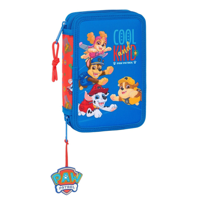 PLUMIER DOBLE PQÑO 29 PCS PAW PATROL "COOL" SAFTA26 412542854 19,5X12,5 UNIDAD