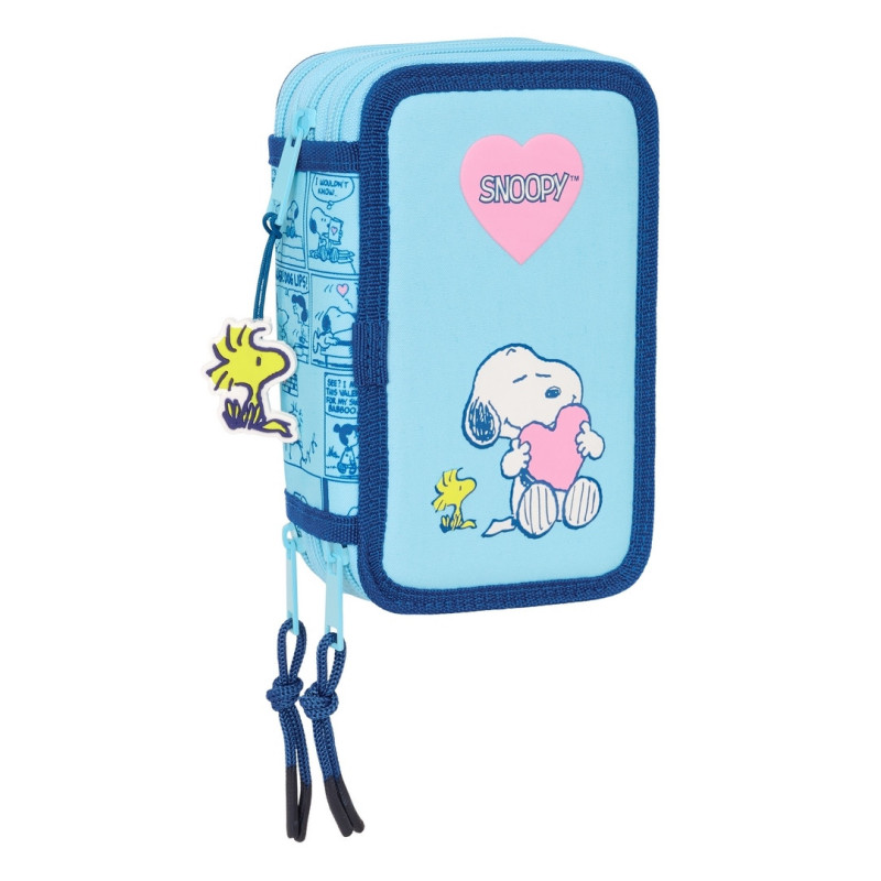 PLUMIER TRIPLE 37 PCS SNOOPY "LOVE" SAFTA25 ENERO 412539857