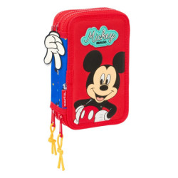 PLUMIER TRIPLE 37 PCS MICKEY MOUSE "GOOD DAY" SAFTA25 ENERO 412514857
