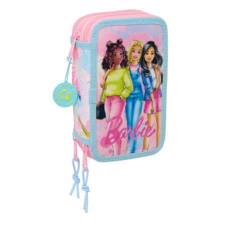 PLUMIER TRIPLE 37 PCS BARBIE "PAINTERLY" SAFTA25 ENERO 412510857