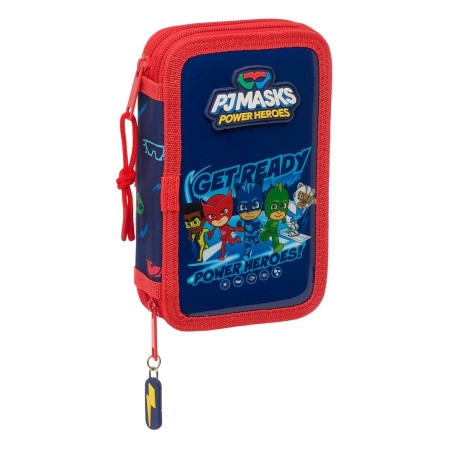 PLUMIER DOBLE PQÑO 28 PCS PJMASKS "READY" SAFTA25 ENERO 412486854