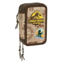 PLUMIER TRIPLE 37 PCS JURASSIC WORLD SAFTA25 ENERO 412463857