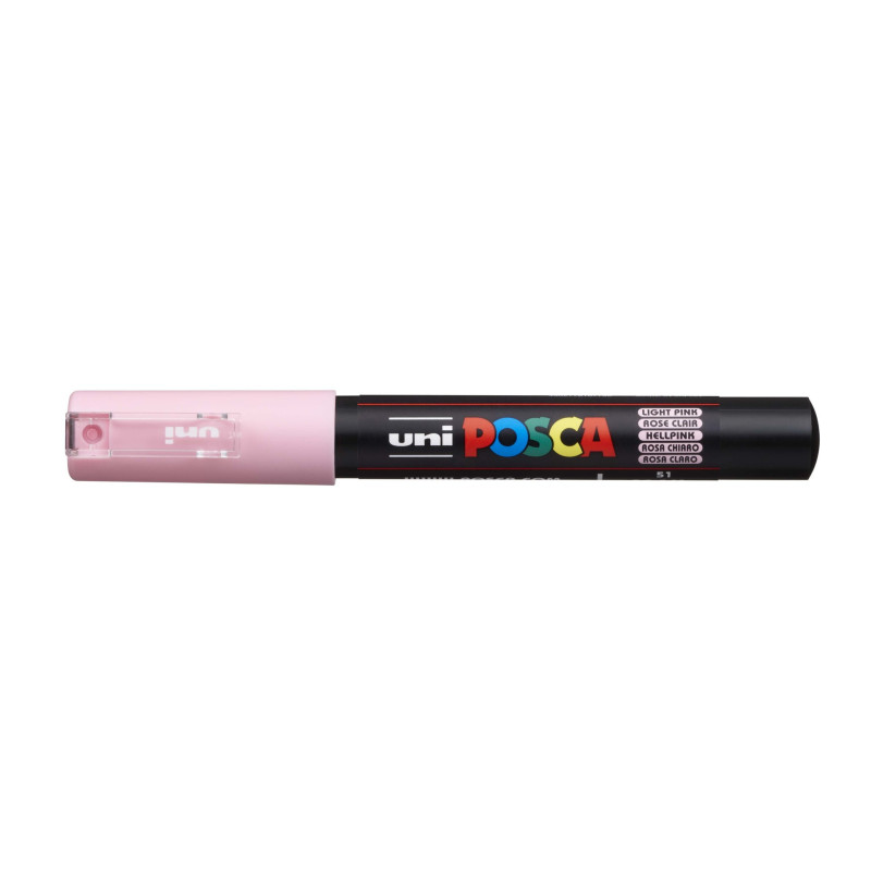 MARCADOR UNI-BALL POSCA PC-1M. PUNTA FINA 0,7MM ROSA CLARO (51)