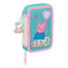 PLUMIER DOBLE PQÑO 29 PCS PEPPA PIG "PRETTY FLOWERS" SAFTA25 ENERO 412390854