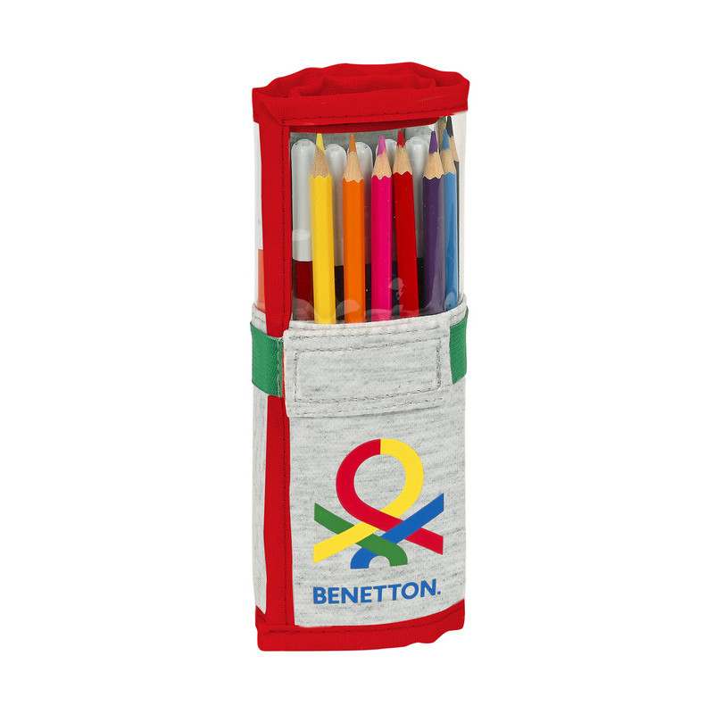 PLUMIER ENROLLABLE 27 PCS. BENETTON "POP" SAFTA23 ENERO 412352786
