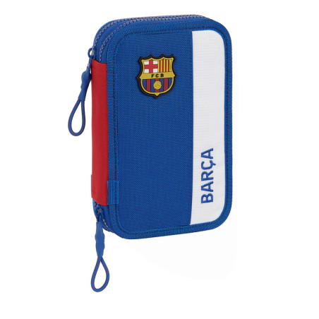 PLUMIER DOBLE PQÑO 28 PCS F.C.BARCELONA 2ª EQUIPACION SAFTA23 SEP 412326854