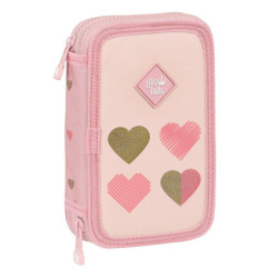PLUMIER DOBLE PQÑO 28 PCS GLOWLAB "HEARTS" SAFTA23 ENERO 412317854
