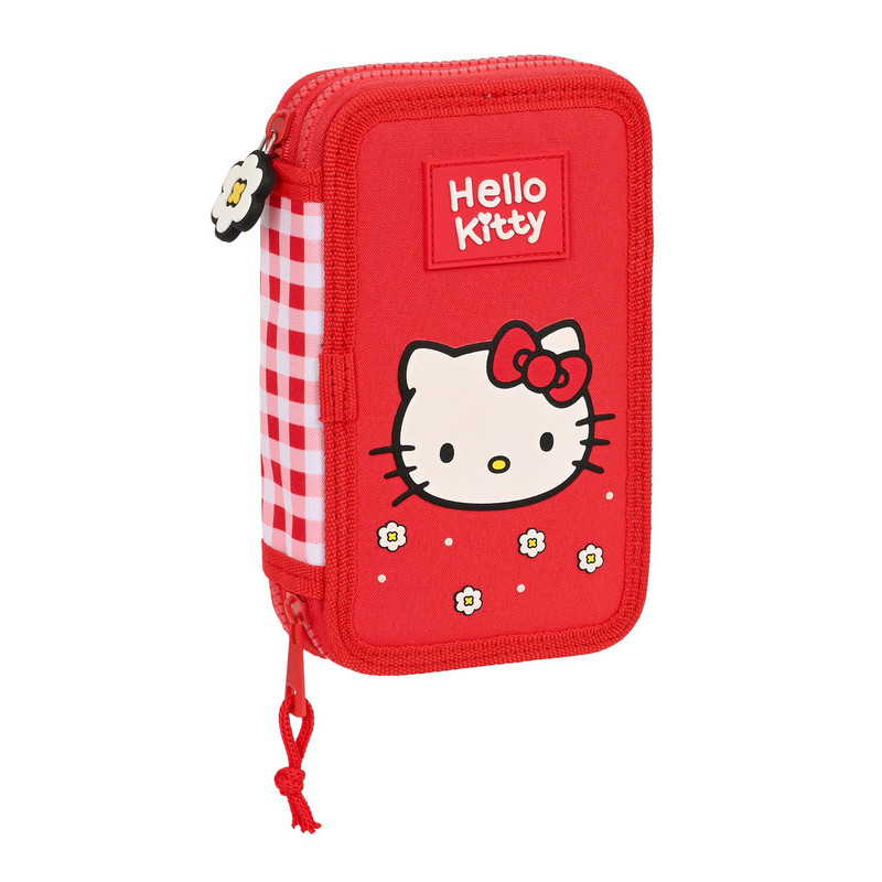 PLUMIER DOBLE PQÑO 28 PCS HELLO KITTY "SPRING" SAFTA23 ENERO 412316854