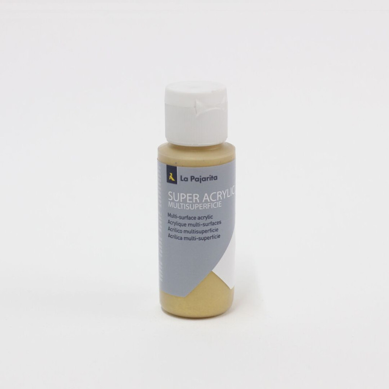 PAJARITA SUPER ACRYLIC A-46 ORO RICO LA PAJARITA 182076 60 ML UNIDAD