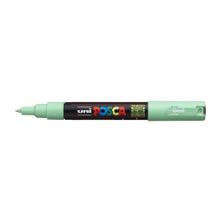 MARCADOR UNI-BALL POSCA PC-1M. PUNTA FINA 0,7MM VERDE CLARO (5)