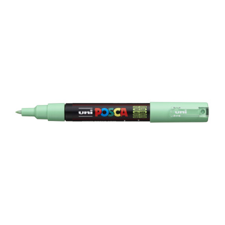 MARCADOR UNI-BALL POSCA PC-1M. PUNTA FINA 0,7MM VERDE CLARO (5)