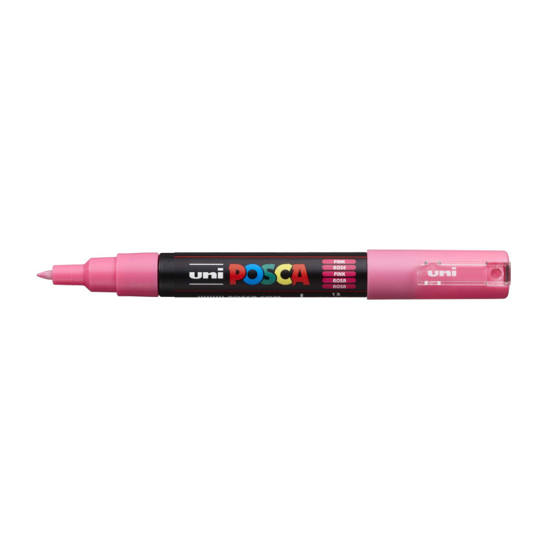 MARCADOR UNI-BALL POSCA PC-1M. PUNTA FINA 0,7MM ROSA (13)