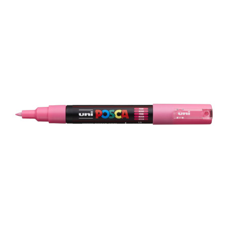 MARCADOR UNI-BALL POSCA PC-1M. PUNTA FINA 0,7MM ROSA (13)