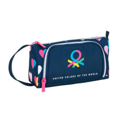 PORTATODO CON BOLSILLO DESPLEGABLE VACIO BENETTON "CORAZONES" 412250917 11*20 SAFTA22