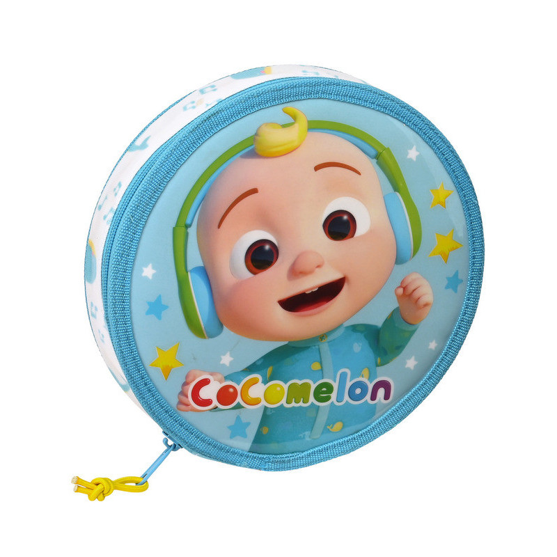 ESTUCHE CREMA REDONDO 18 PCS. FACIL LIMPIEZA COCOMELON 412246633 3,5*21 SAFTA22