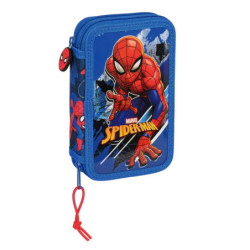 ESTUCHE CREMA DOBLE PEQ 28 PCS SPIDER-MAN "GREAT POWER" 412243854 19,5*12,5 SAFTA22