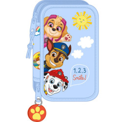 ESTUCHE CREMA DOBLE PEQ 28 PCS PAW PATROL "SUNSHINE" 412242854 19,5*12,5 SAFTA22