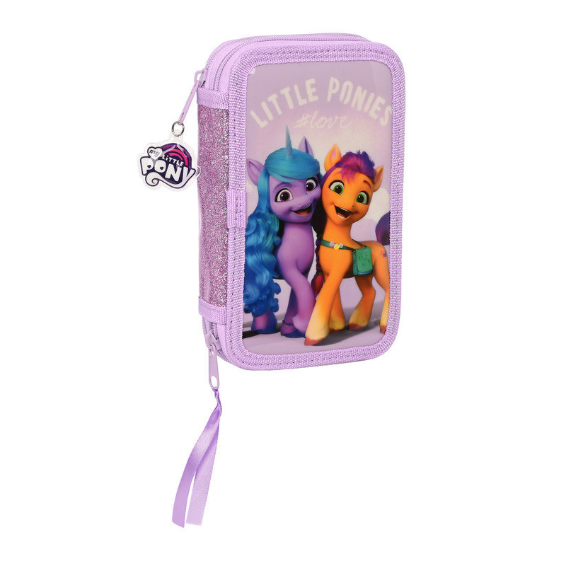 PLUMIER DOBLE PQÑO 28 PCS MY LITTLE PONY SAFTA23 ENERO 412235854