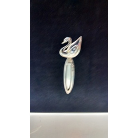 PUNTO LIBRO METAL CROMADO C/CRISTALES CISNE ABAIMPORT 53784 ^