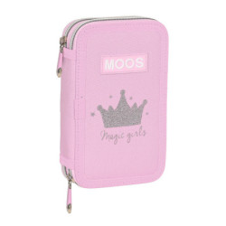 ESTUCHE CREMA DOBLE PEQ 28 PCS MOOS "MAGIC GIRLS" 412218854 19,5*12,5 SAFTA22