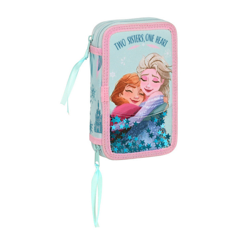 ESTUCHE CREMA DOBLE PEQ 28 PCS FROZEN II "ONE HEART" 412215854 19,5*12,5 SAFTA22