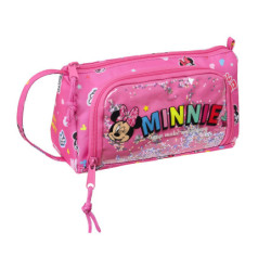 PORTATODO CON BOLSILLO DESPLEGABLE LLENO MINNIE MOUSE "LUCKY" 412212907 11*20 SAFTA22