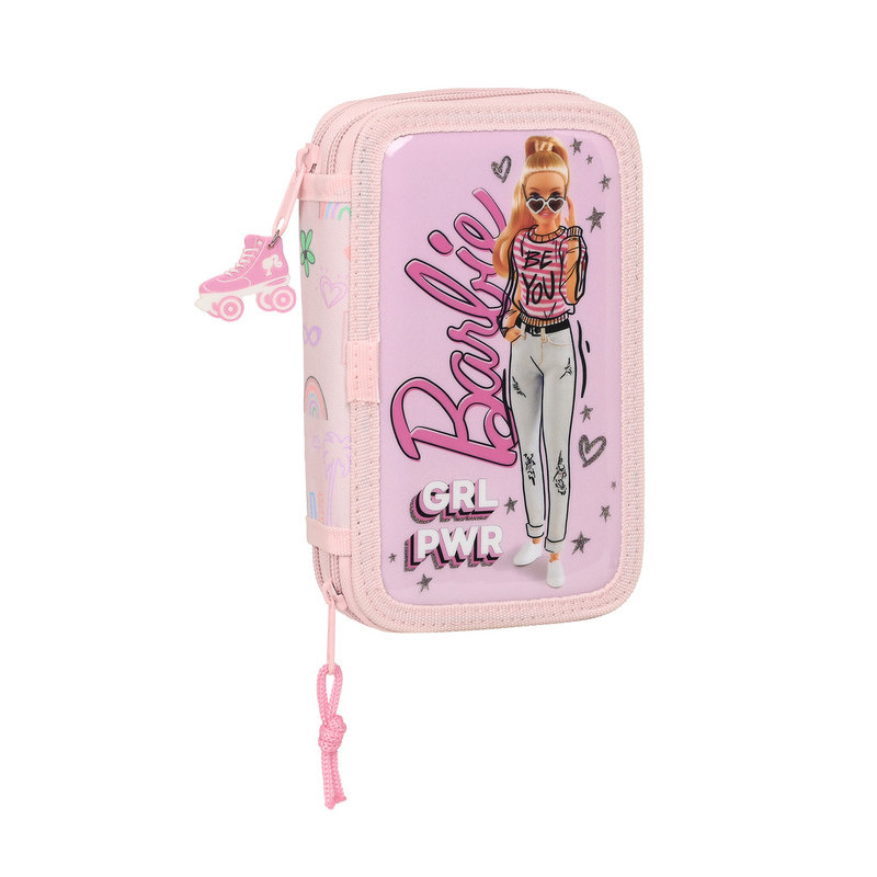 ESTUCHE CREMA DOBLE PEQ 28 PCS BARBIE "SWEET" 412210854 19,5*12,5 SAFTA22