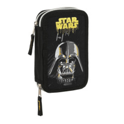 ESTUCHE CREMA DOBLE PEQ 28 PCS STAR WARS "FIGHTER" 412201854 19,5*12,5 SAFTA22