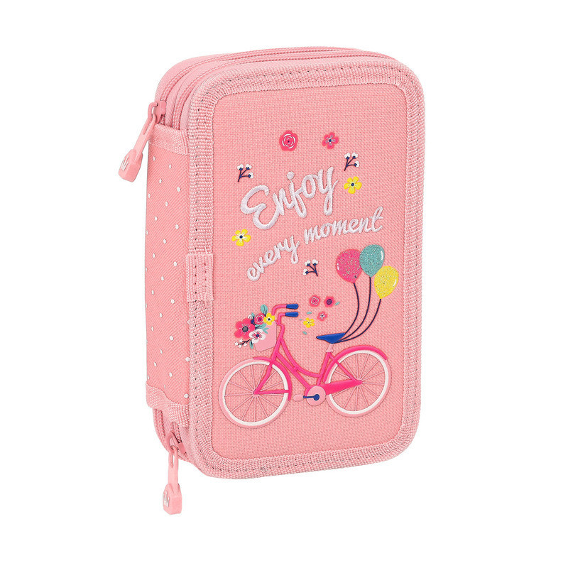 ESTUCHE CREMA DOBLE PEQ 28 PCS GLOWLAB "ENJOY THE RIDE" 412161854 19,5*12,5 SAFTA22