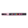 MARCADOR UNI-BALL POSCA PC-3ML PUNTA REDONDA 0,9-1,3MM PURPURINA ROSA (13)